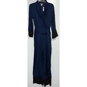 NWT Victoria’s Secret Lounge Jumpsuit Zebra Navy & Black S